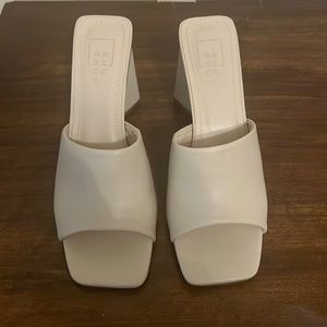 Mule Open Toed Heels